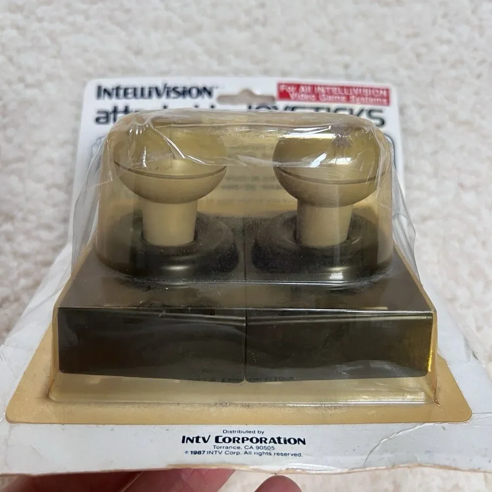 INTELLIVISION QUIK-STIK JOYSTICKS PAIR OEM NOS FAST SHIP